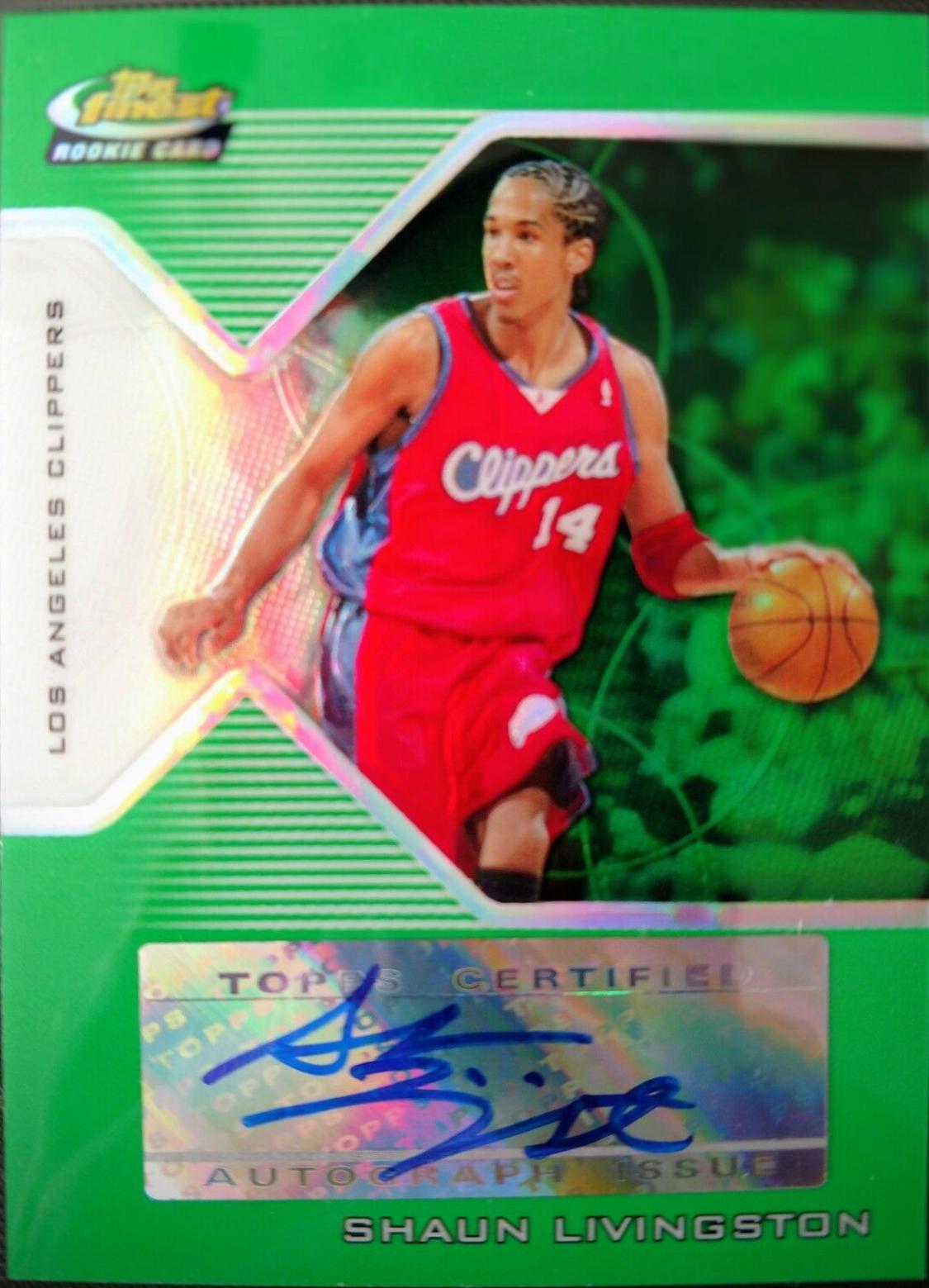 Shaun Livingston [Autograph Green Refractor] #162