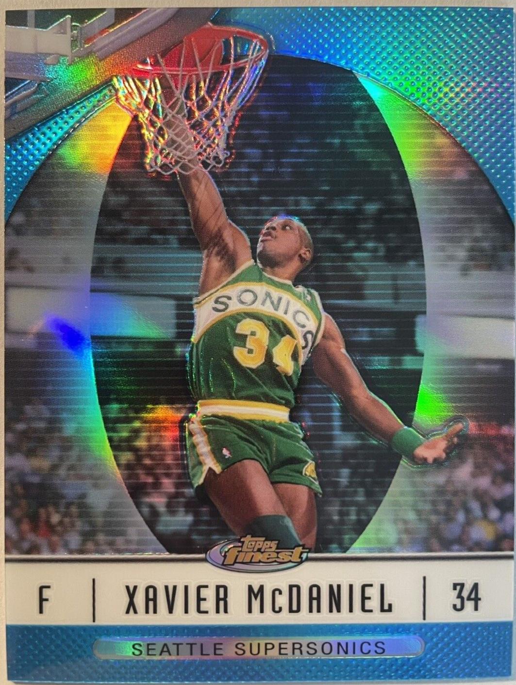 Xavier McDaniel [Blue Refractor] #49