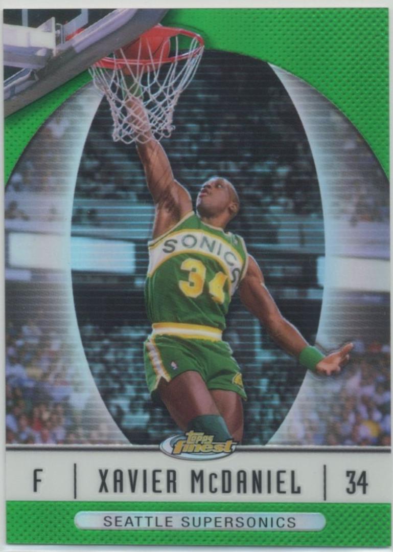Xavier McDaniel [Green Refractor] #49