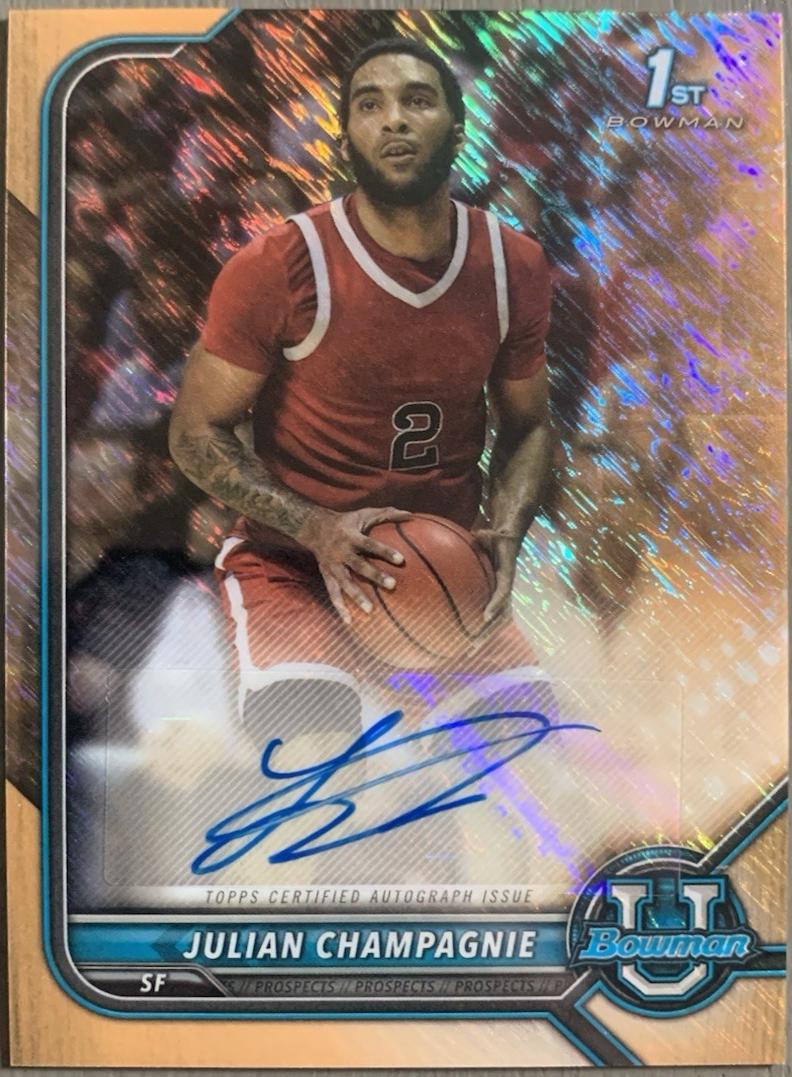 Julian Champagnie [Chrome Orange Refractor] #55