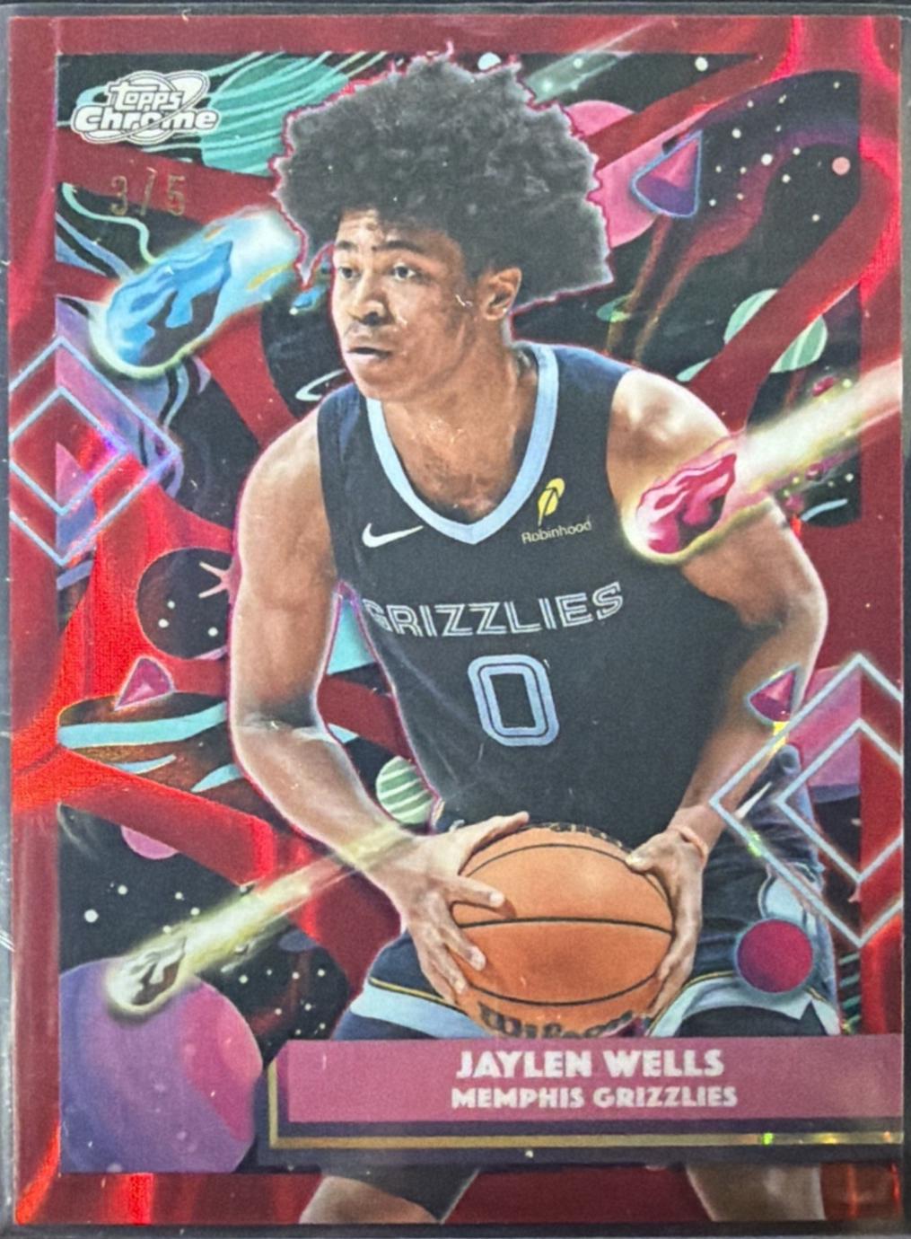 Jaylen Wells [Red Flare Refractor] #161