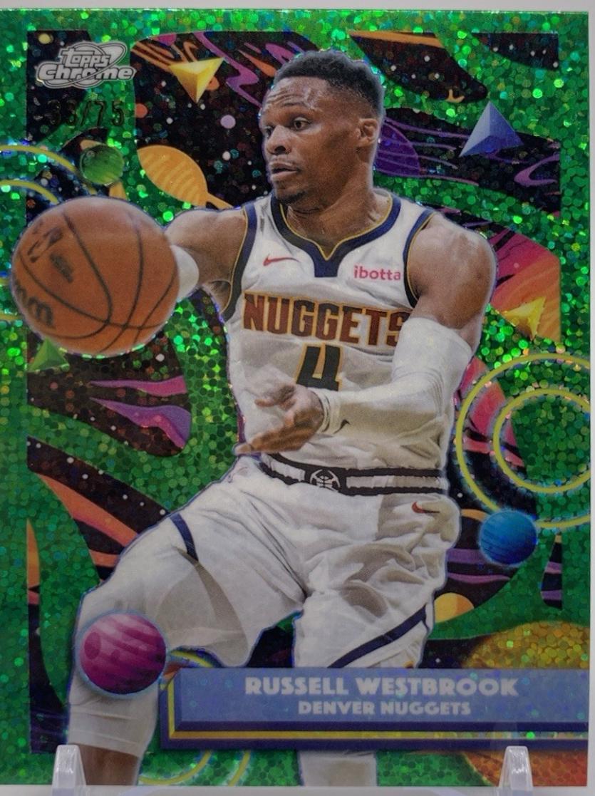 Russell Westbrook [Green Space Dust Refractor] #43