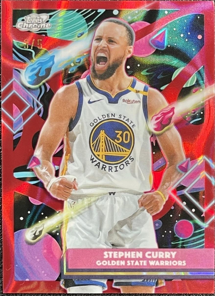 Stephen Curry [Red Flare Refractor] #18
