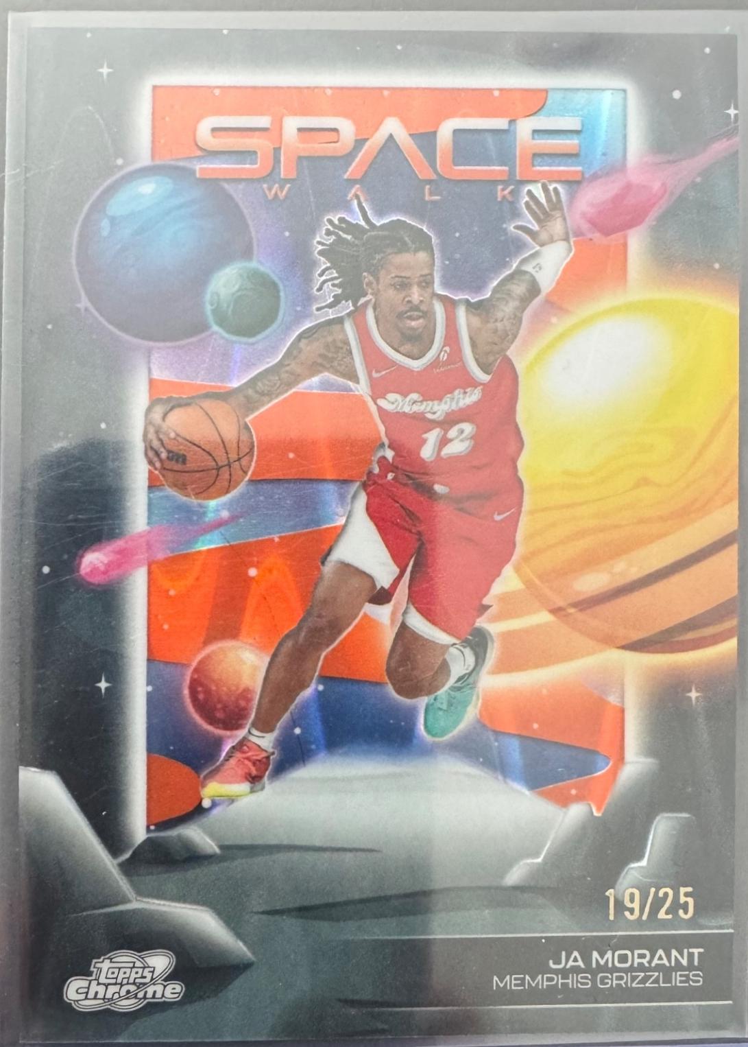 Ja Morant [Orange Galactic Refractor] #SW-3