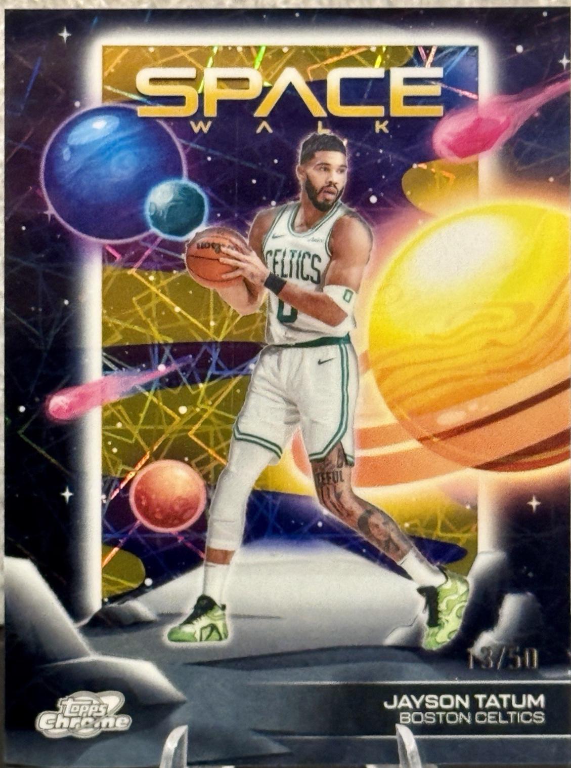 Jayson Tatum [Gold Interstellar Refractor] #SW-4