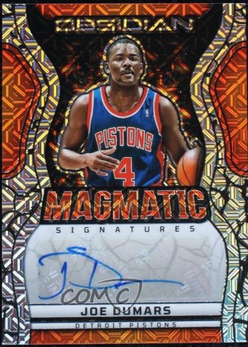 Joe Dumars [Electric Etch Vibrant Mojo Flood] #MS-JOE