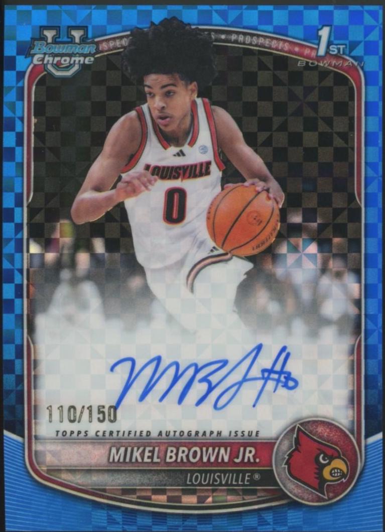 Mikel Brown Jr. [Blue X-Fractor] #CPA-MBJ