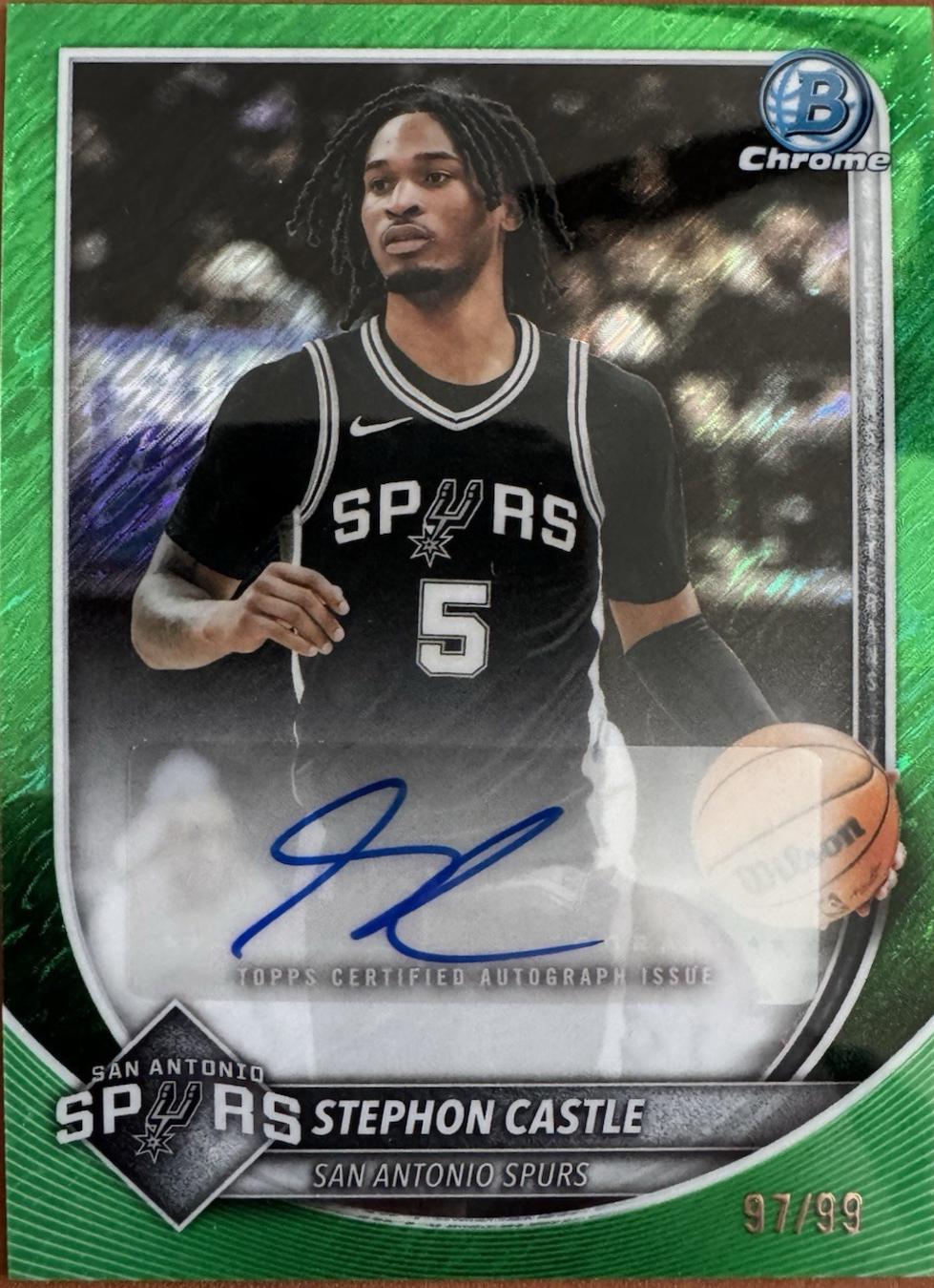 Stephon Castle [Green Shimmer Refractor] #BCA-SC
