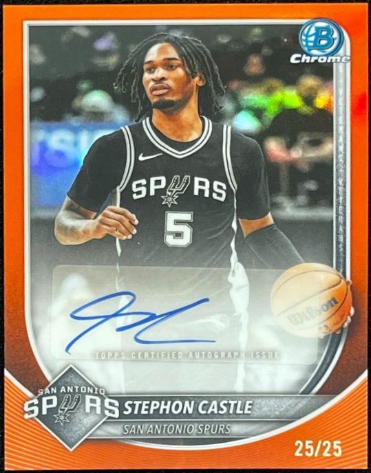Stephon Castle [Orange Refractor] #BCA-SC