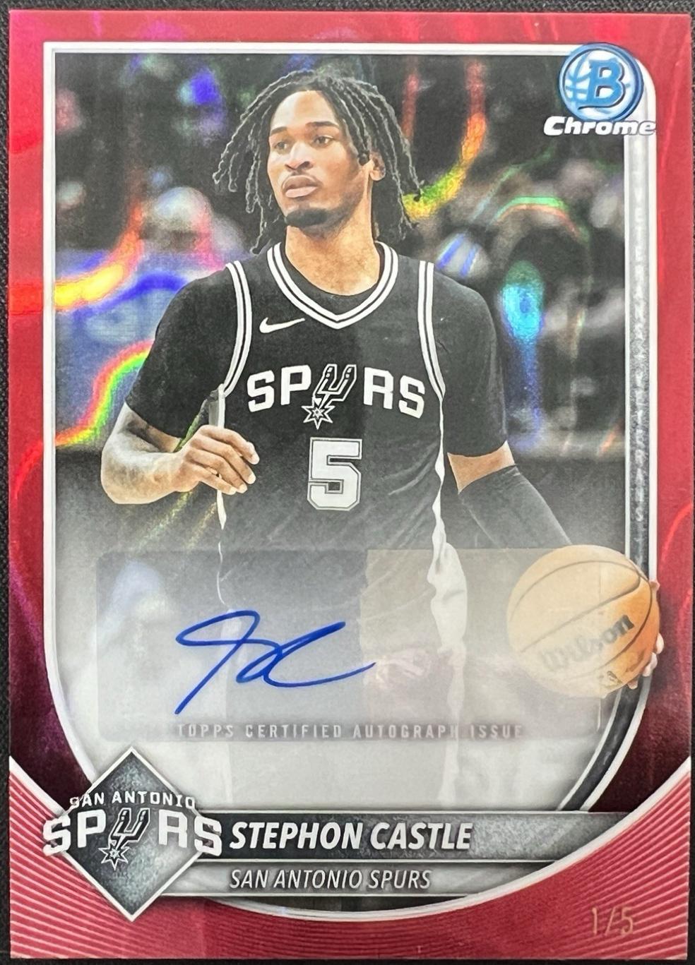 Stephon Castle [Red Lava Refractor] #BCA-SC