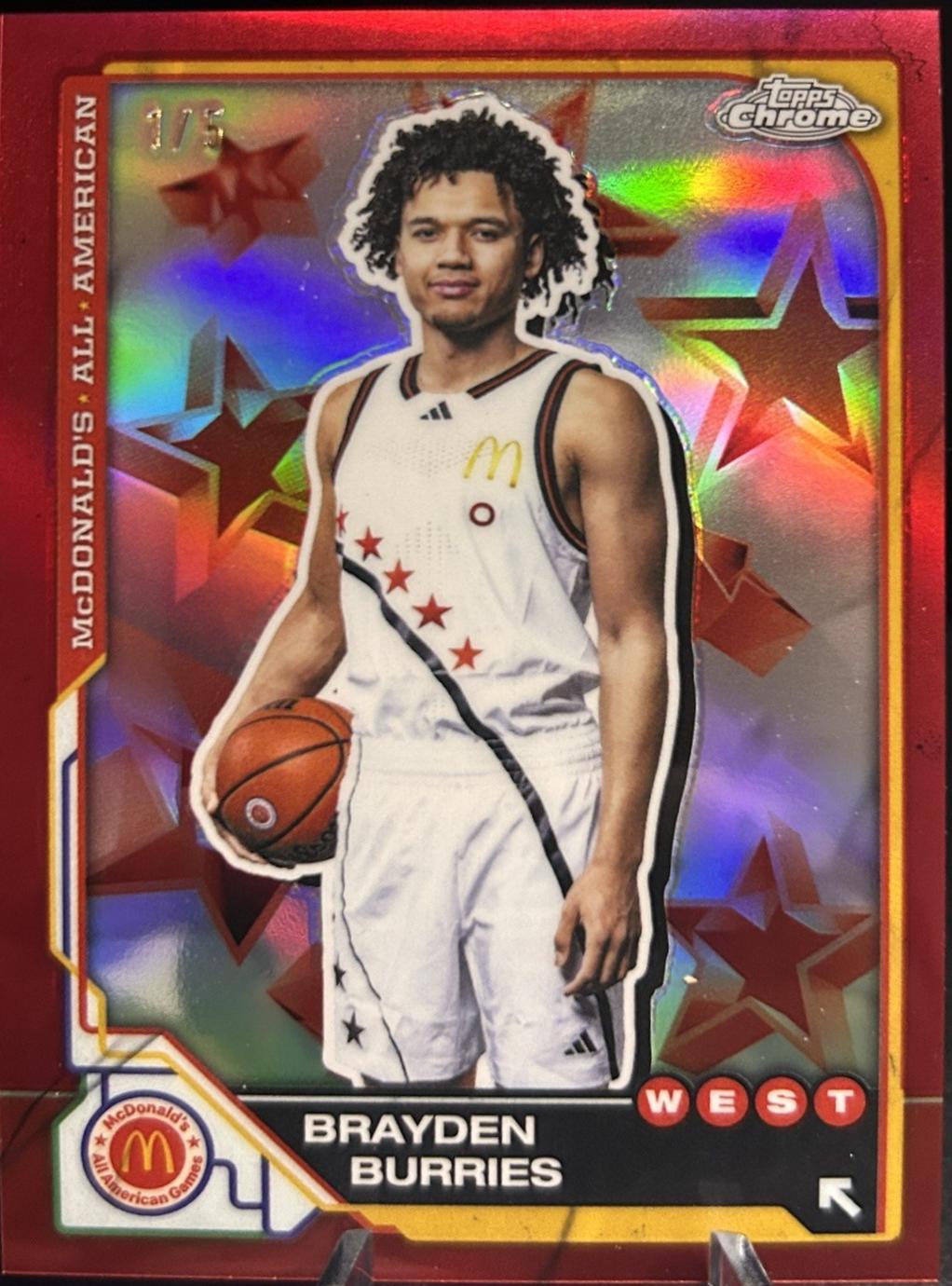 Brayden Burries [Red Refractor] #46