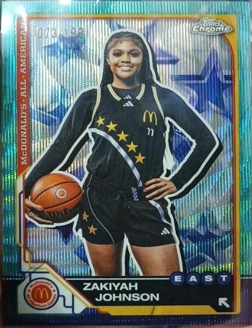 Zakiyah Johnson [Aqua Wave Refractor] #27
