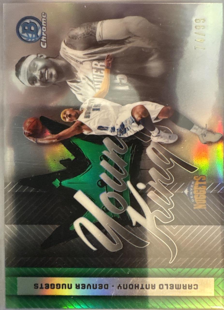 Carmelo Anthony [Green Refractor] #YK-22