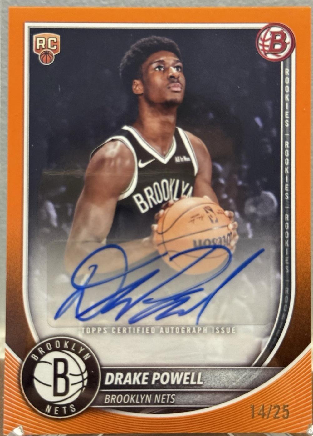 Drake Powell [Orange Border] #RVA-DP
