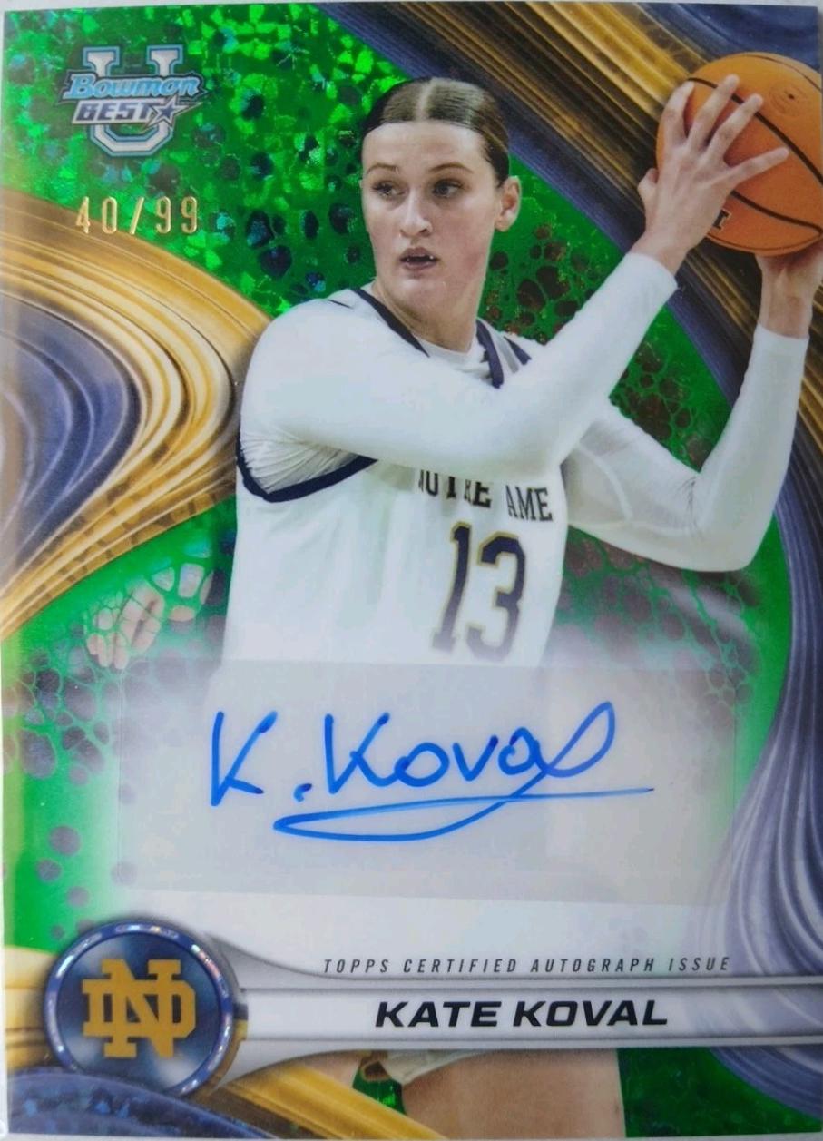 Kate Koval [Green Mini-Diamond Refractor] #B24-KKO