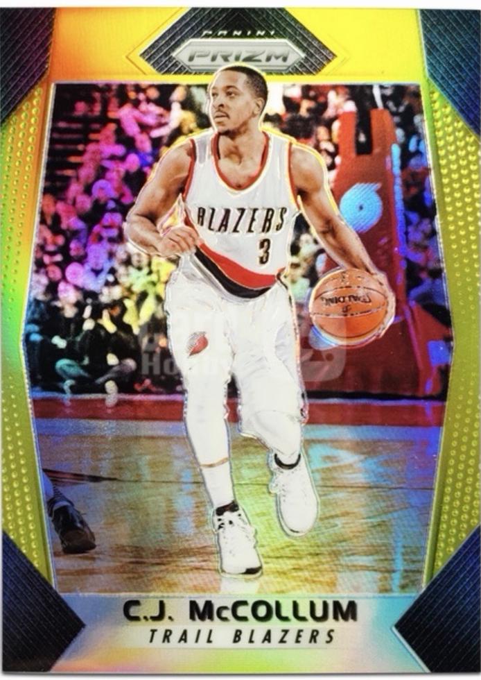 C.J. McCollum [Gold Prizm] #142