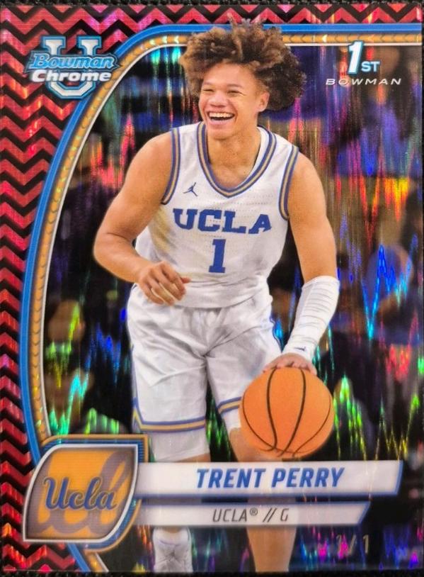Trent Perry [Black Red Refractor] #67