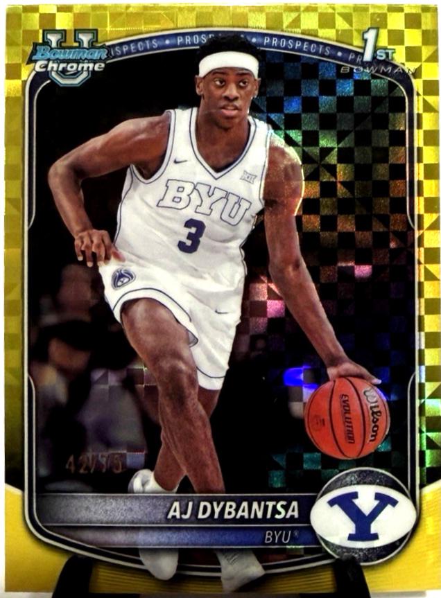 AJ Dybantsa [Yellow X-Fractor] #BCP-1