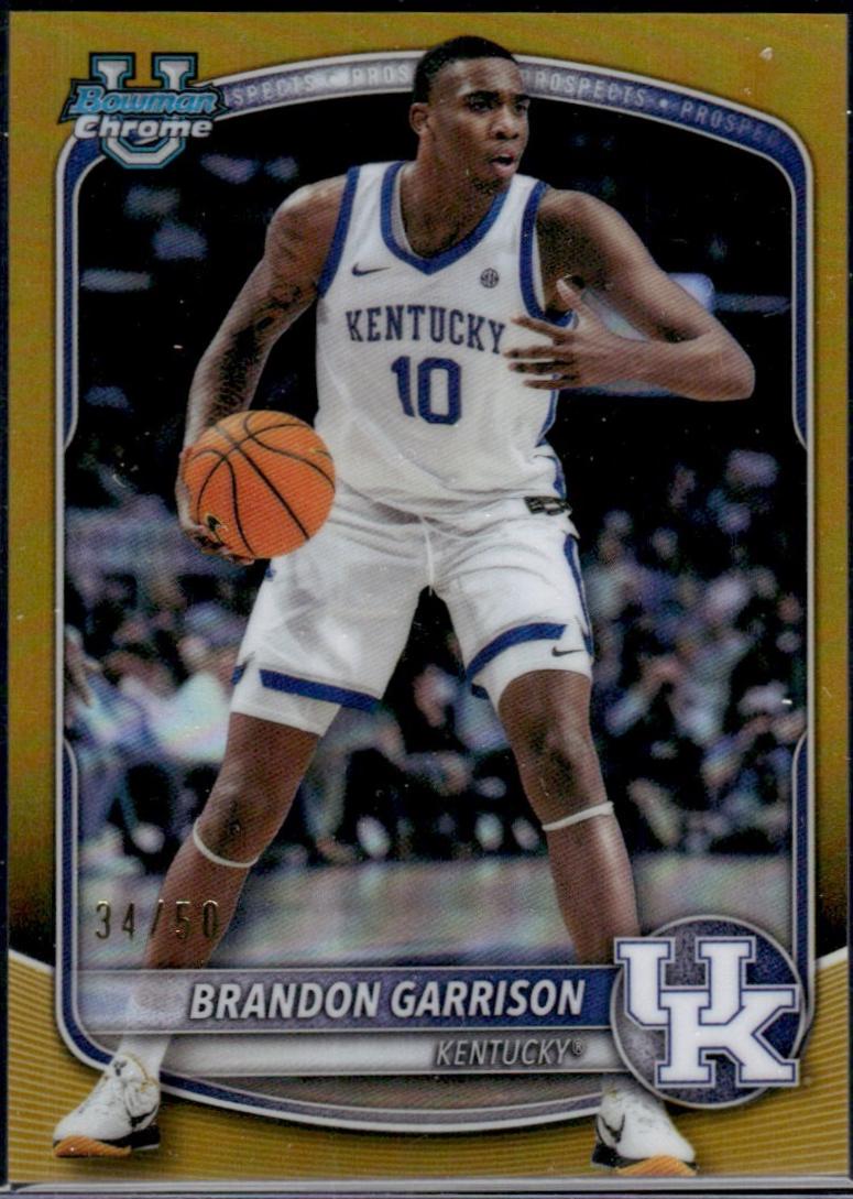 Brandon Garrison [Gold Refractor] #BCP-97