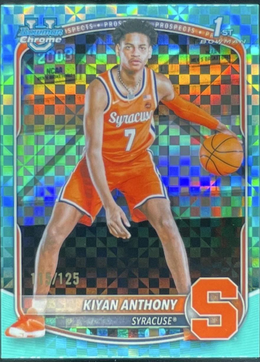 Kiyan Anthony [Aqua X-Fractor] #BCP-4