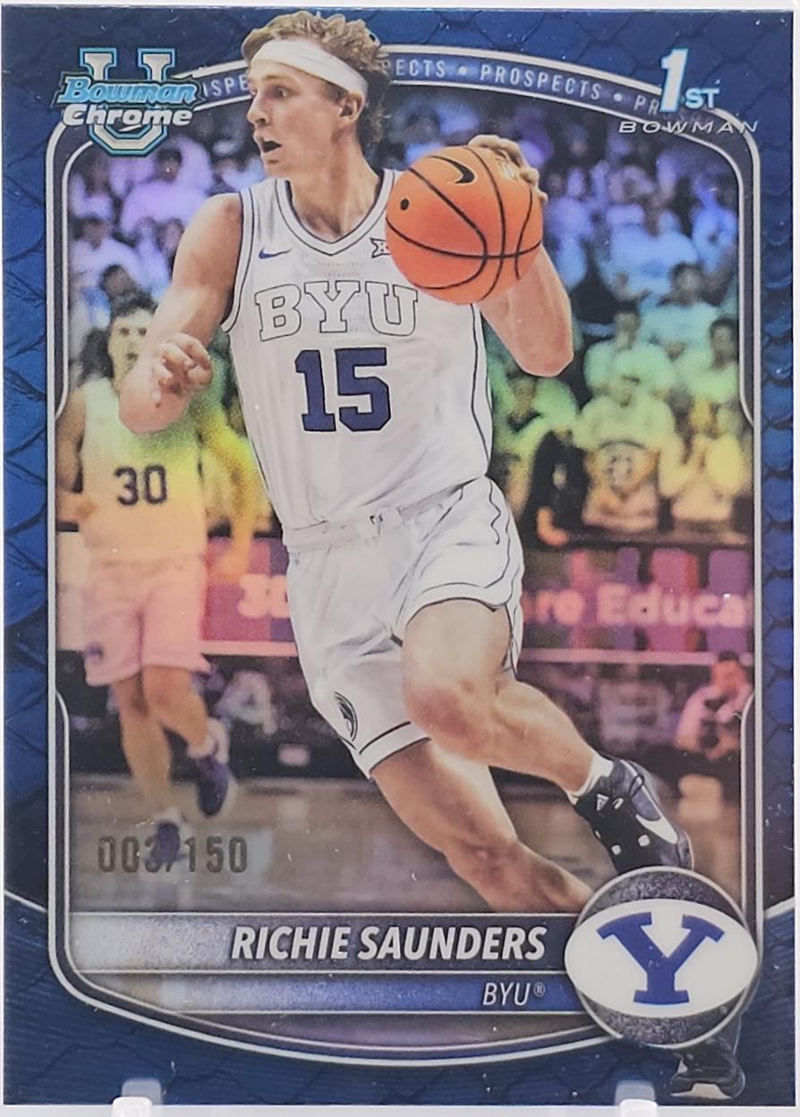 Richie Saunders [Reptilian Blue Refractor] #BCP-66