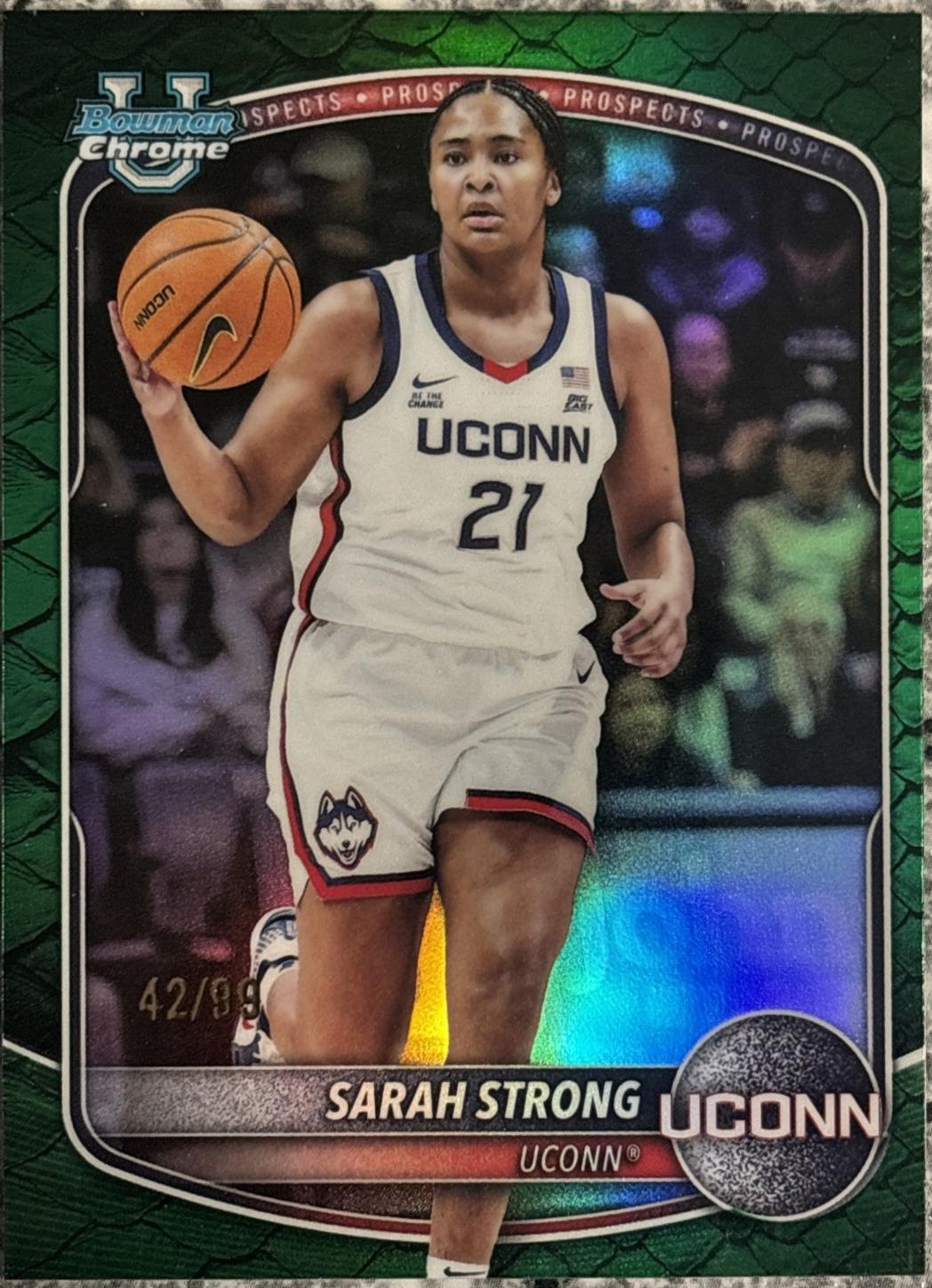 Sarah Strong [Reptilian Green Refractor] #BCP-80