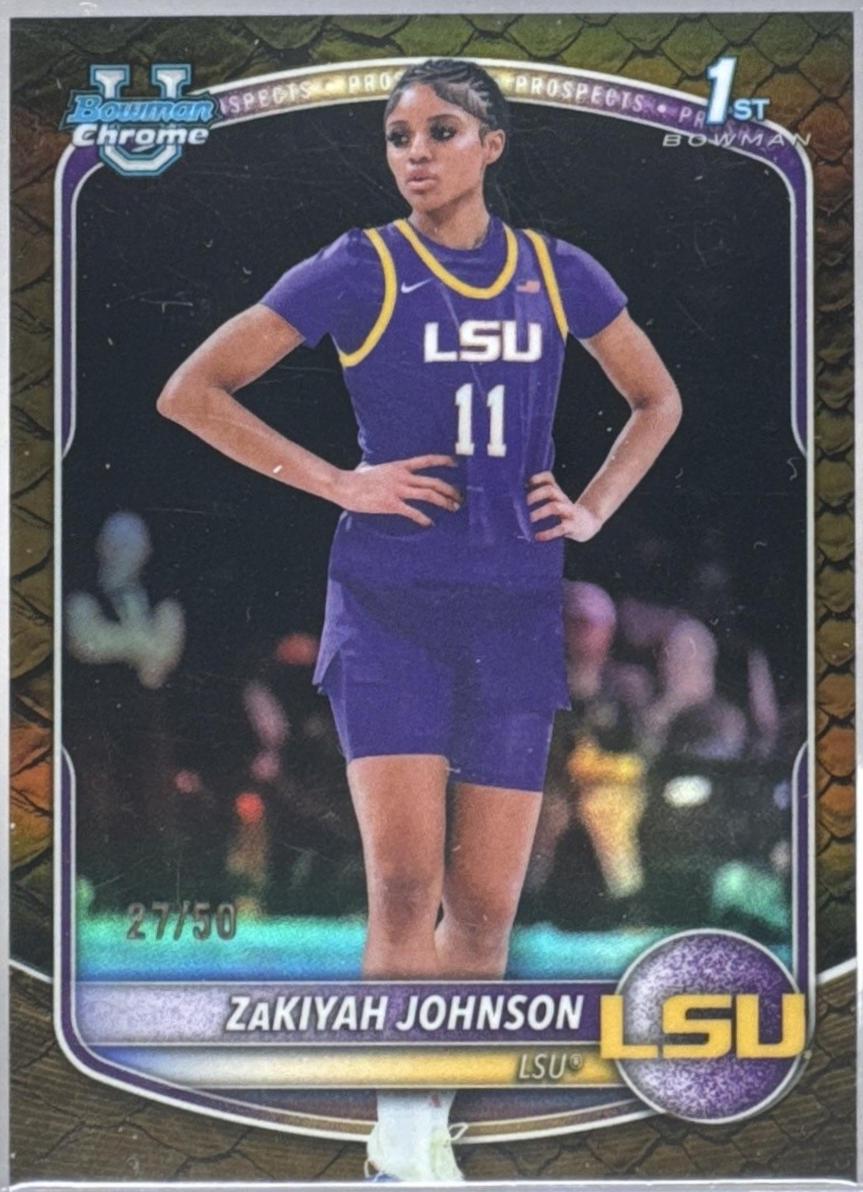 ZaKiyah Johnson [Reptilian Gold Refractor] #BCP-73