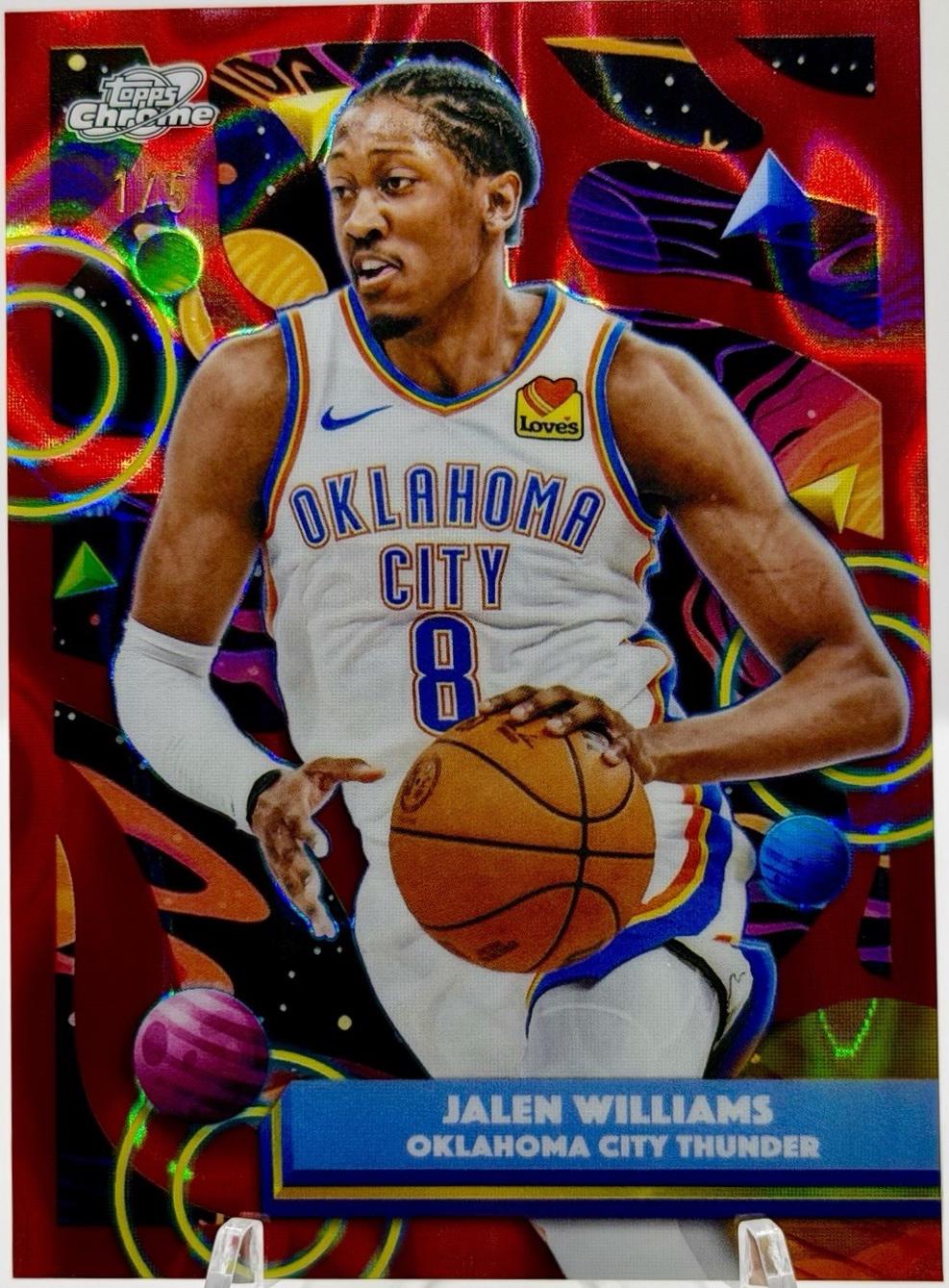 Jalen Williams [Red Flare Refractor] #130