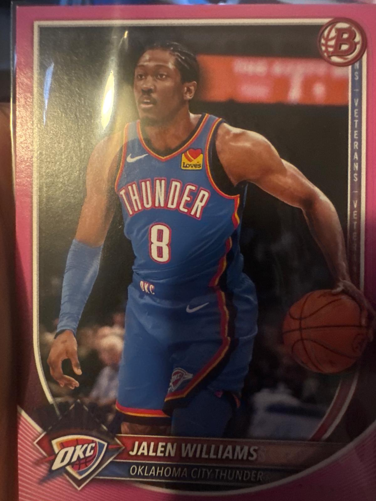 Jalen Williams [Pink Border] #107