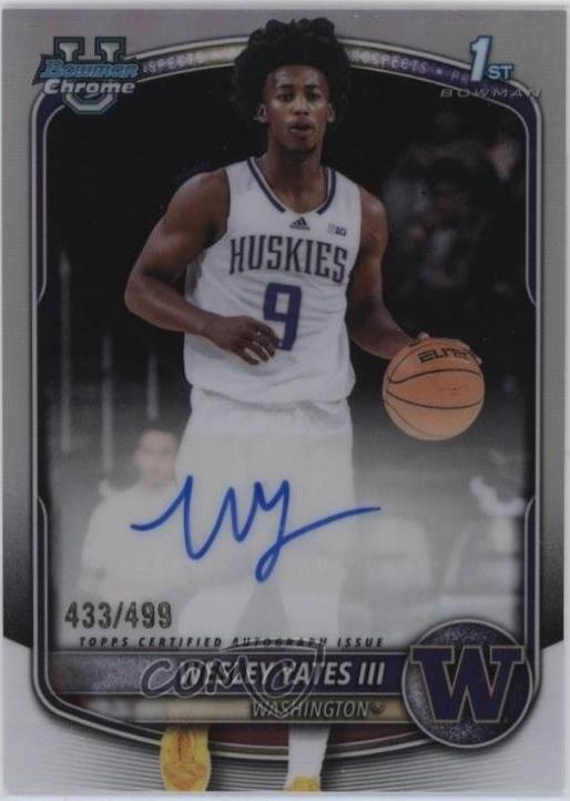 Wesley Yates III [Refractor] #CPA-WY