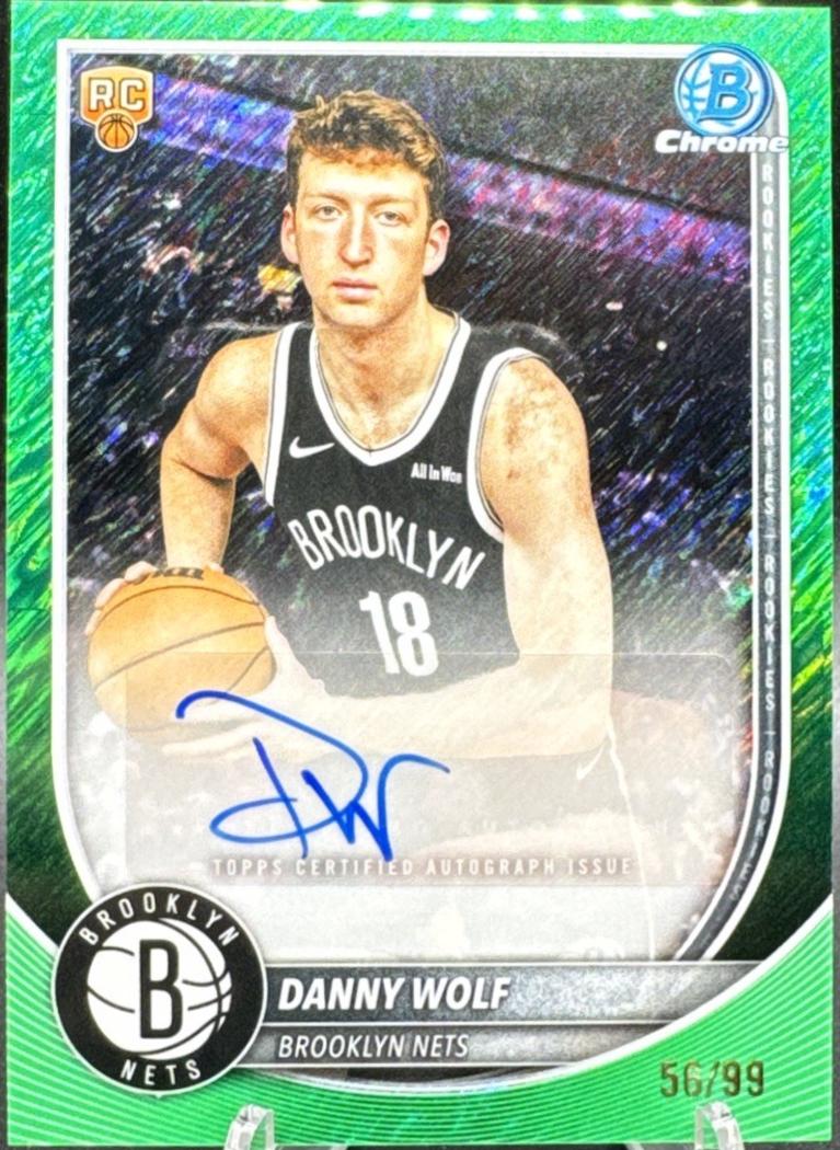 Danny Wolf [Green Shimmer Refractor] #BCA-DW
