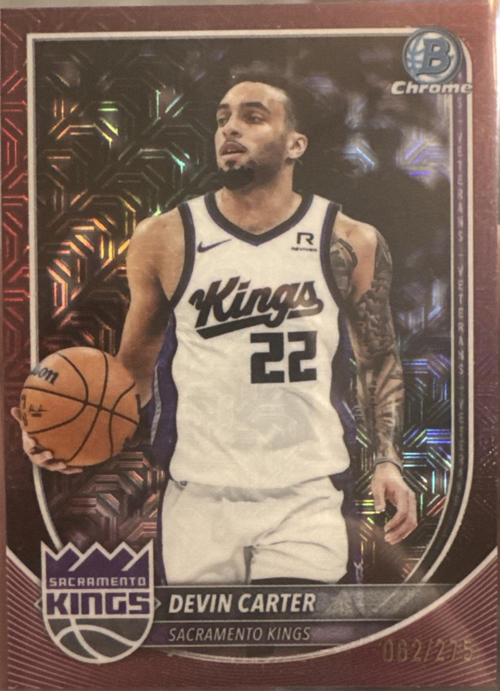 Devin Carter [Refractor] #BCA-DC