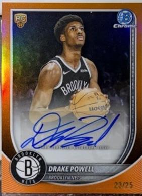 Drake Powell [Orange Refractor] #BCA-DP