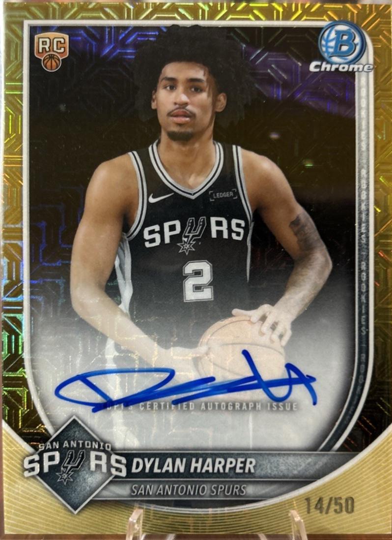 Dylan Harper [Gold Refractor] #BCA-DH