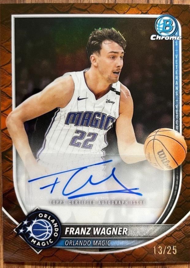 Franz Wagner [Reptilian Orange Refractor] #BCA-FW