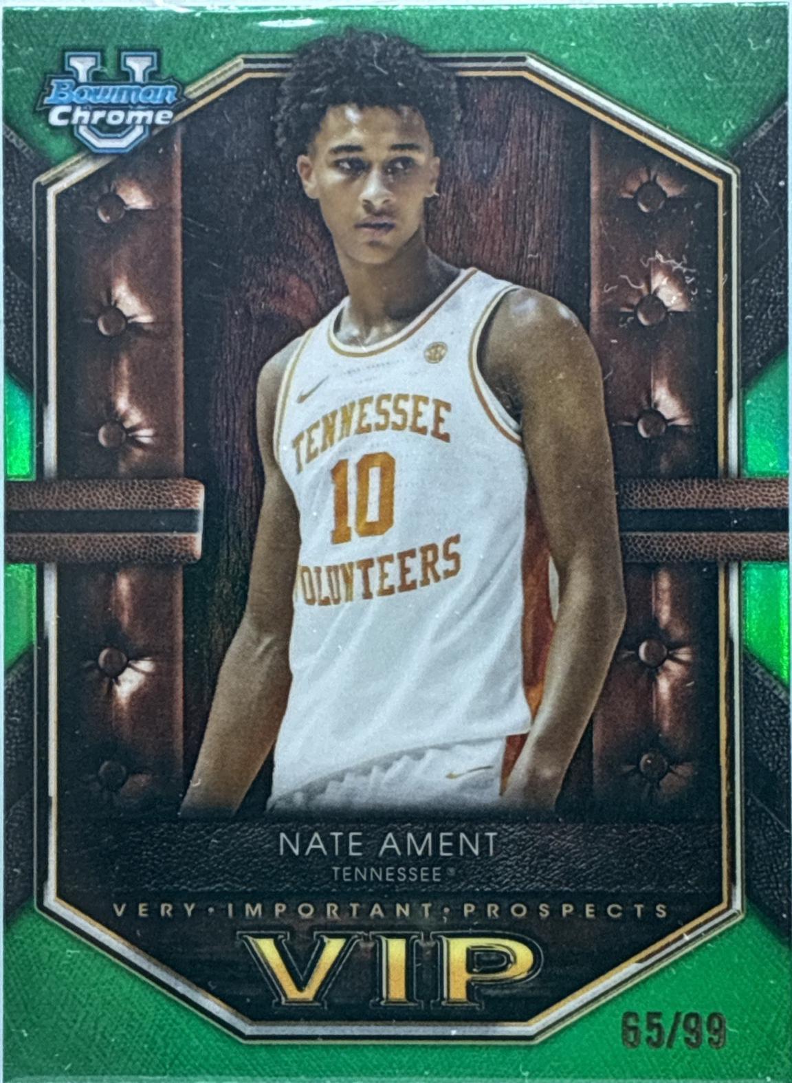 Nate Ament [Green Refractor] #VIP-10