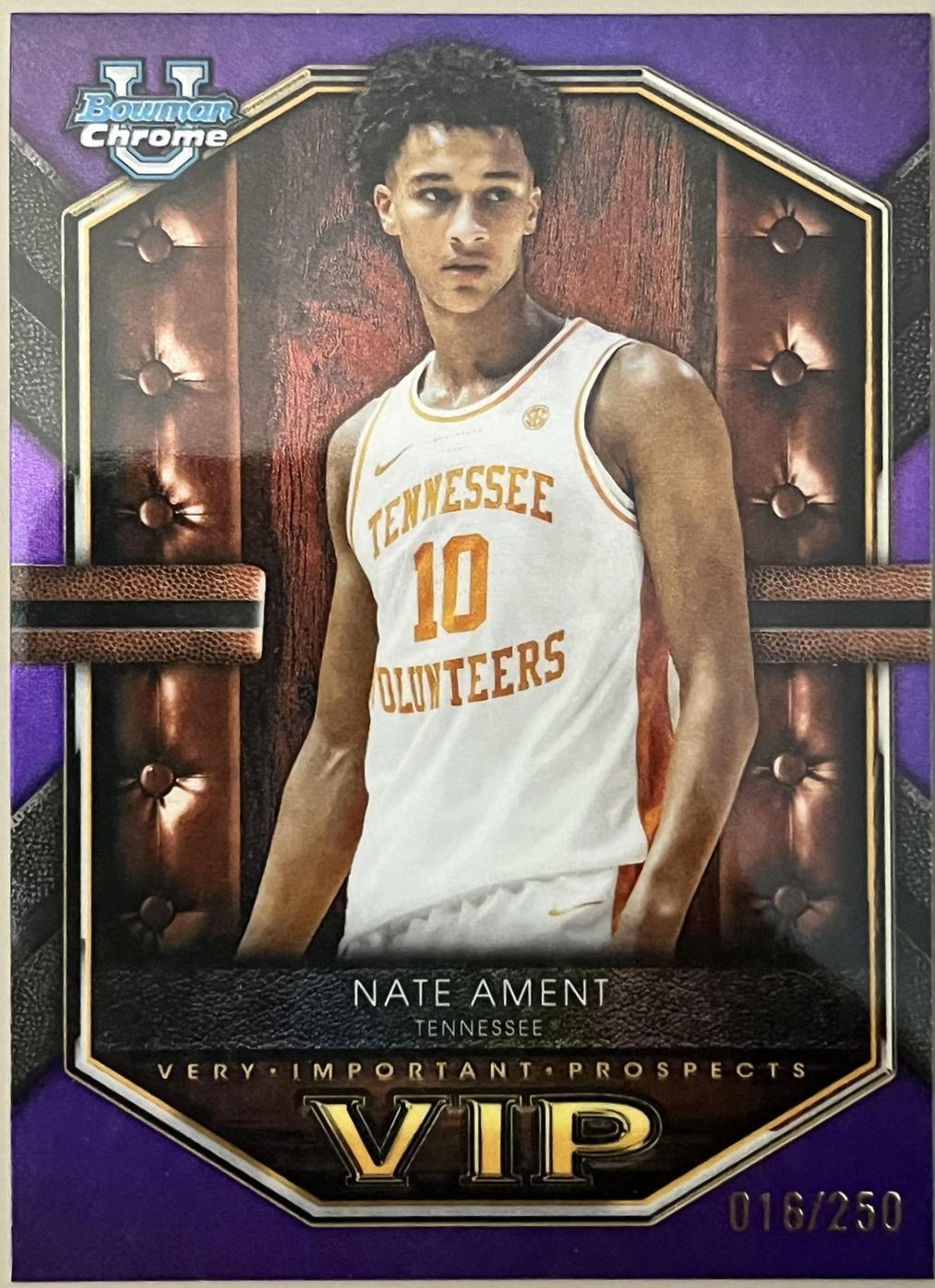 Nate Ament [Purple Refractor] #VIP-10