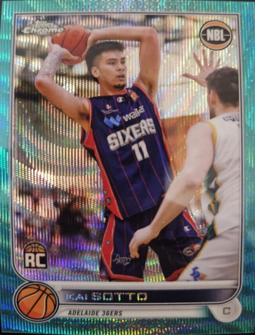 Kai Sotto [Aqua Wave Refractor] #10