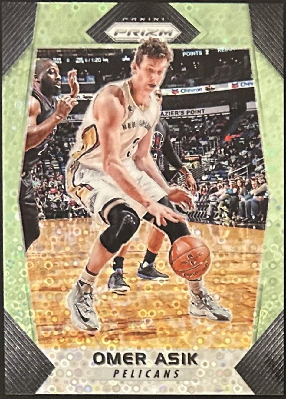 Omer Asik [Fast Break Neon Green Prizm] #129