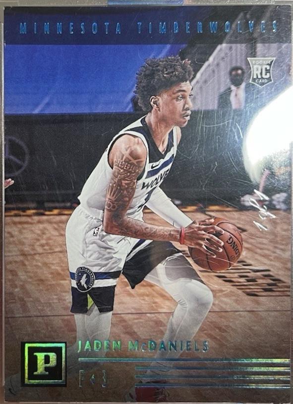 Jaden McDaniels [Platinum] #134