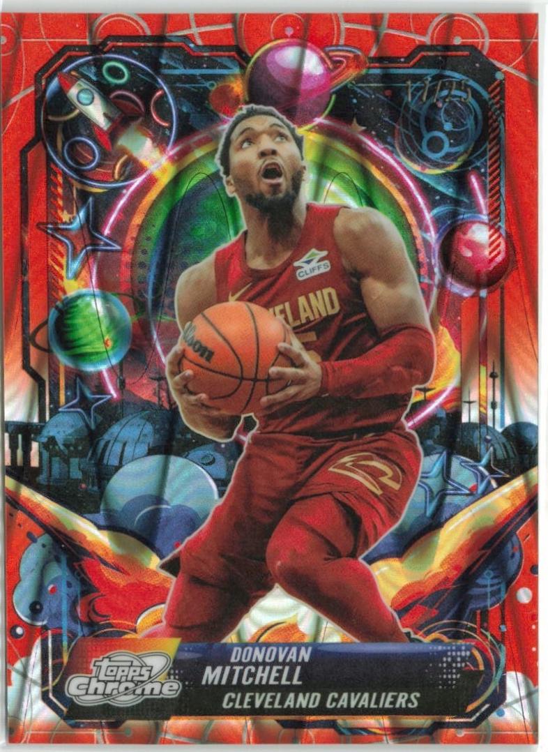 Donovan Mitchell [Orange Galactic Refractor] #PRP-2