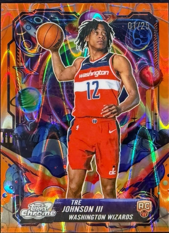 Tre Johnson III [Orange Galactic Refractor] #PRP-21