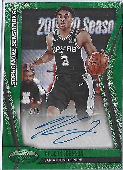 Keldon Johnson [Green] #SSA-KJN
