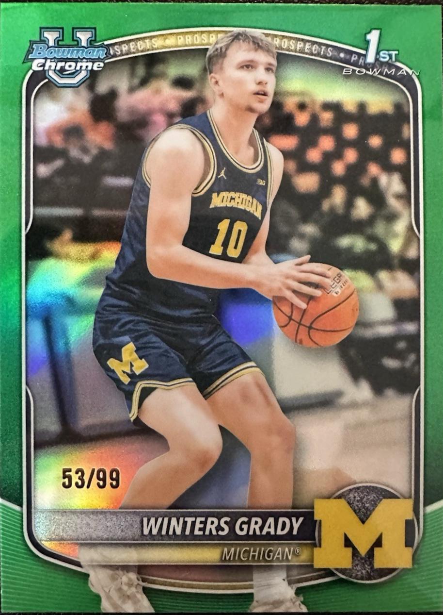 Winters Grady [Green Refractor] #BCP-67