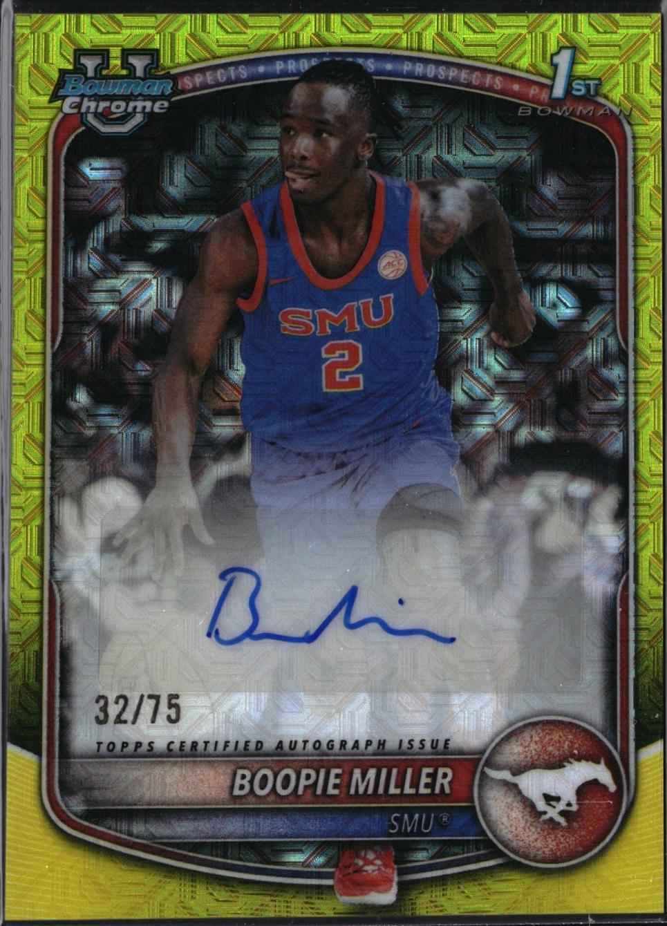 Boopie Miller [Yellow Refractor] #CPA-BR