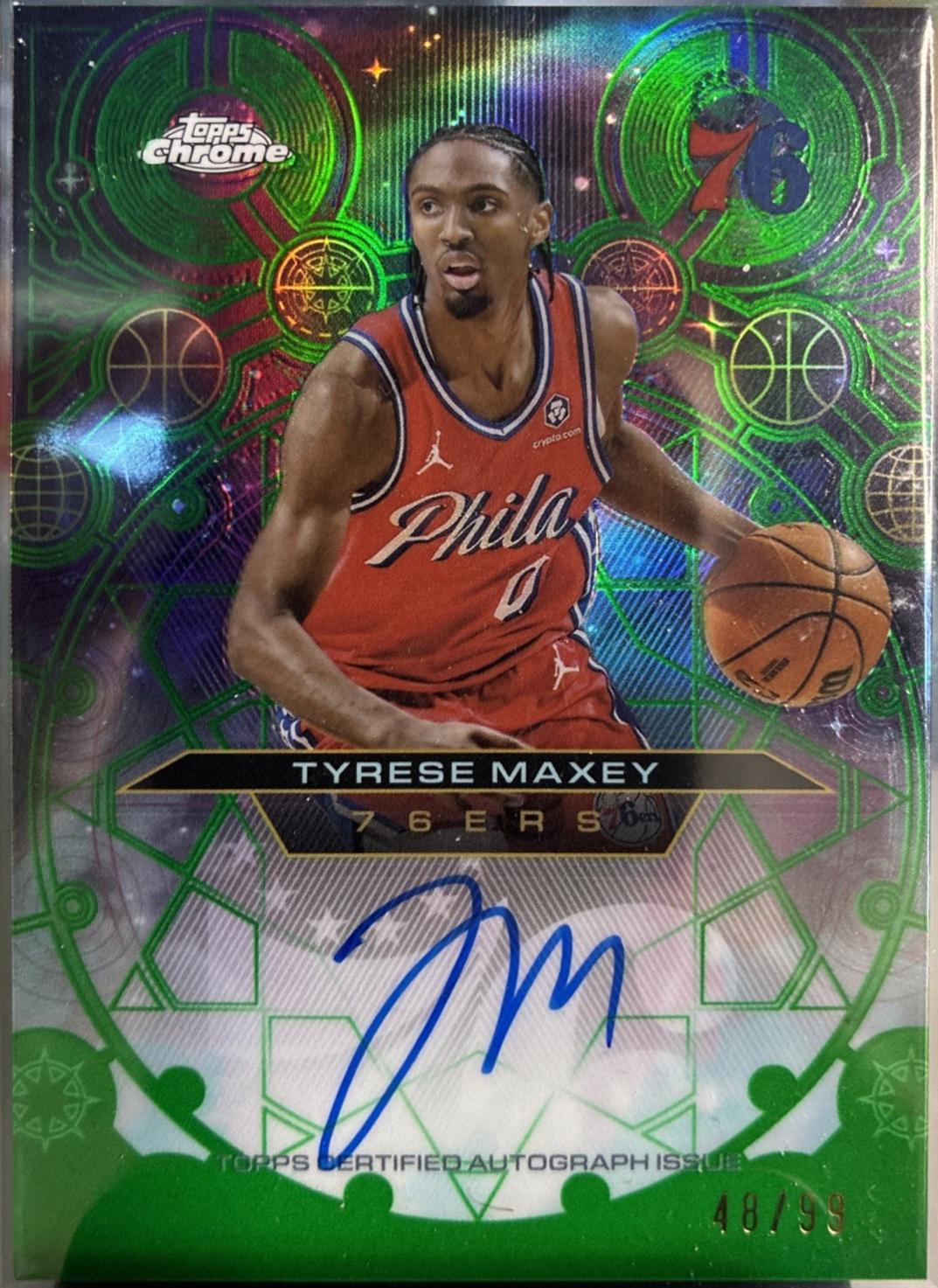 Tyrese Maxey [Refractor Green] #CH-TM