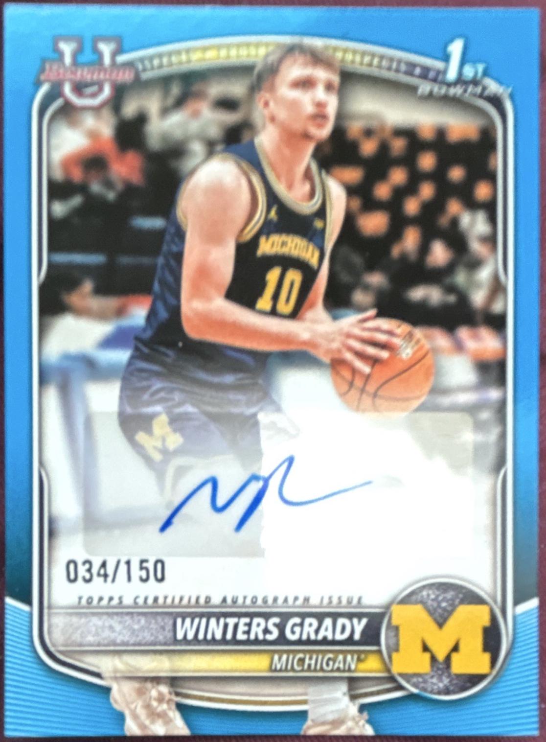 Winters Grady [Blue Border] #PA-WG