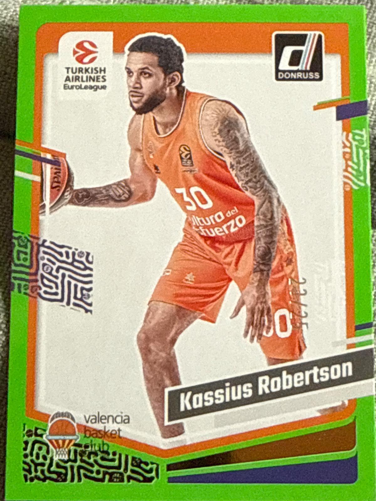 Kassius Robertson [Neon Green Flood] #33