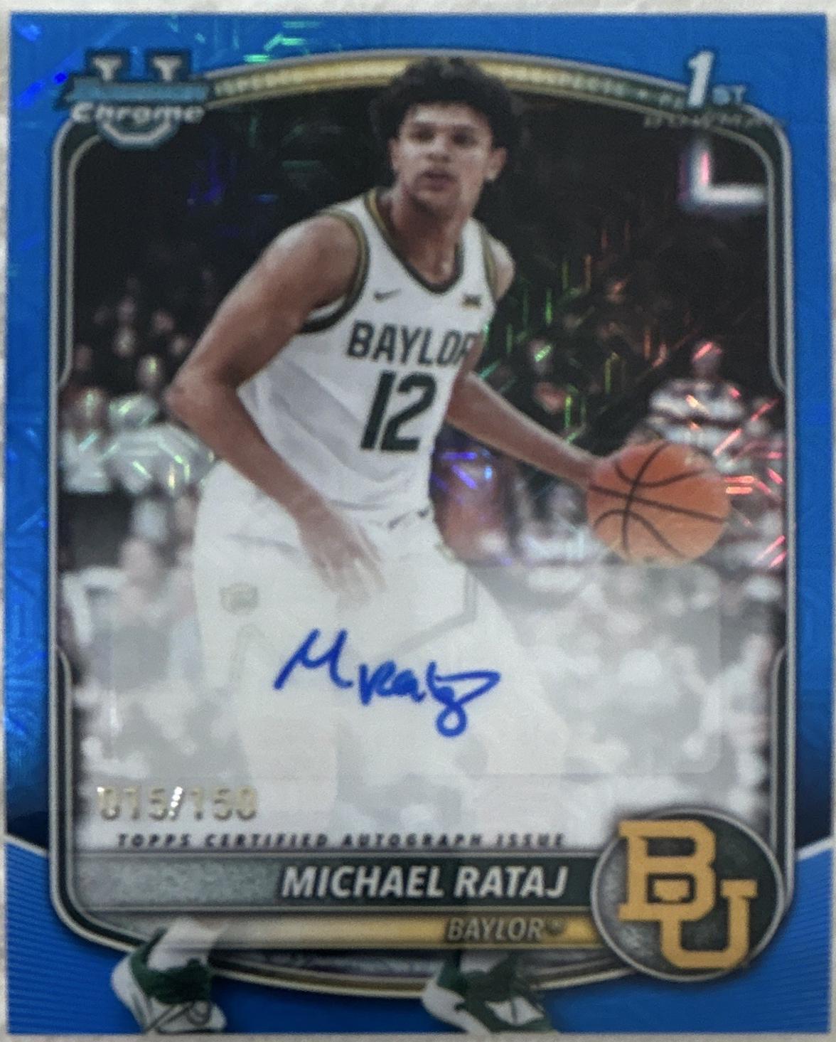 Michael Rataj [Blue X-Fractor] #CPA-MR