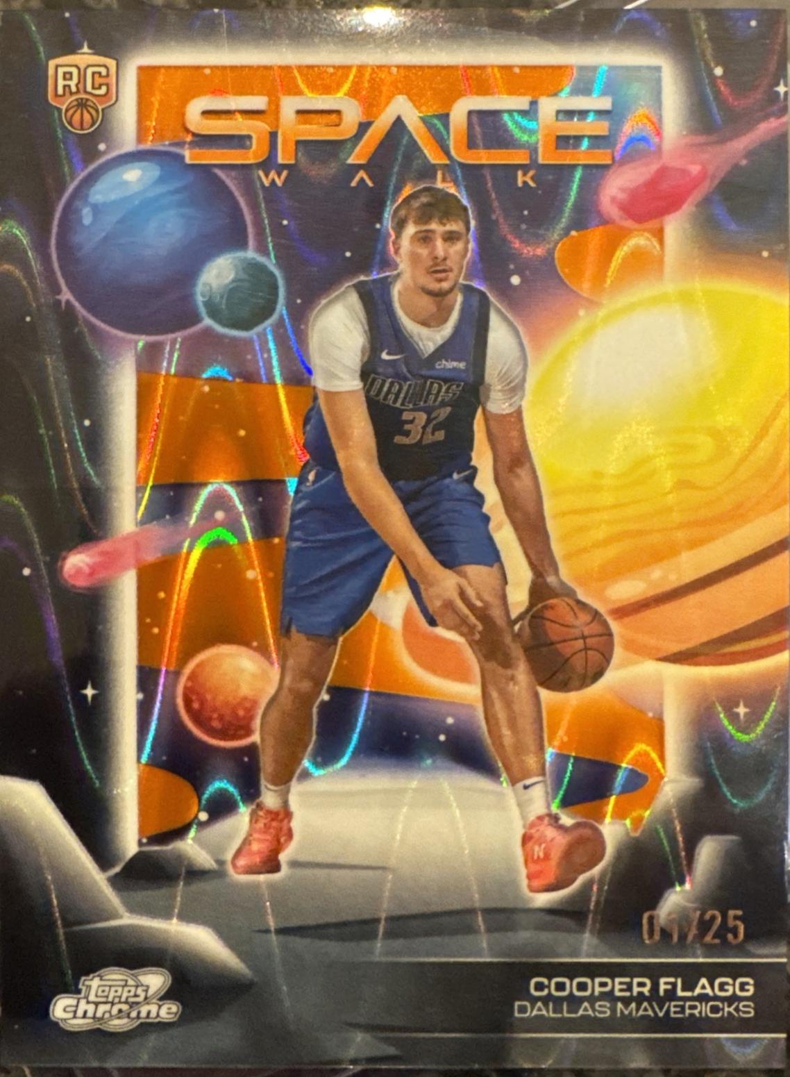 Cooper Flagg [Orange Galactic Refractor] #SW-6